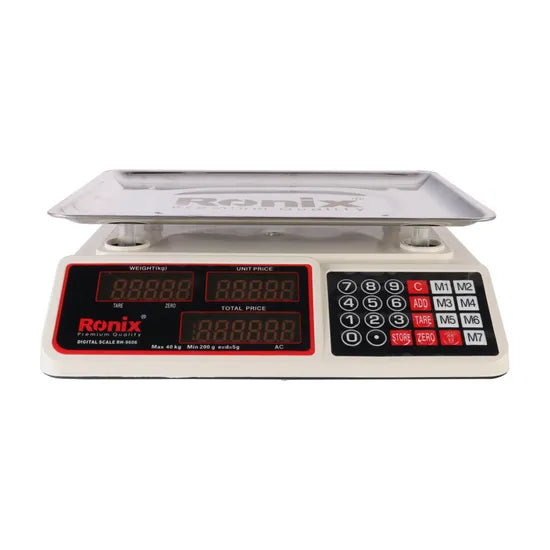 Ronix Rh-9606 Electronic Scale Commercial Electronic Digital Weight Digital LCD Kitchen Food Weighing Scale