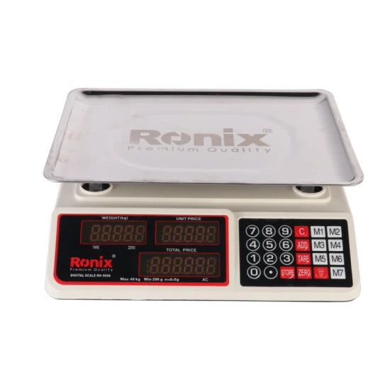 Ronix Rh-9606 Electronic Scale Commercial Electronic Digital Weight Digital LCD Kitchen Food Weighing Scale