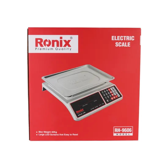 Ronix Rh-9606 Electronic Scale Commercial Electronic Digital Weight Digital LCD Kitchen Food Weighing Scale