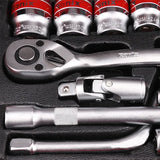 Ronix Tool Set Model Rh-2641 Good Quality 40PCS 3/8 Inch CRV Material Socket Set Ratchet Wrench