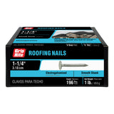 3 in. Electro-Galvanized Roofing Nails (50 lb Box)
