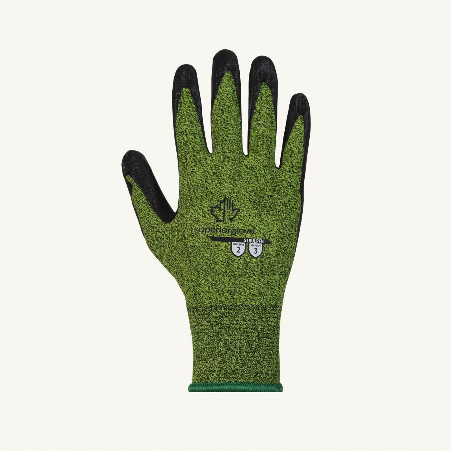 SUPERIOR GLOVE Knit Foam Nitrile Abrasion Resistant Gloves - 12 Pack
