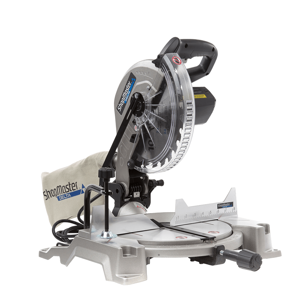 DELTA ShopMaster 10-in 15-Amp Single Bevel Compound Corded Miter Saw (S26-262L)