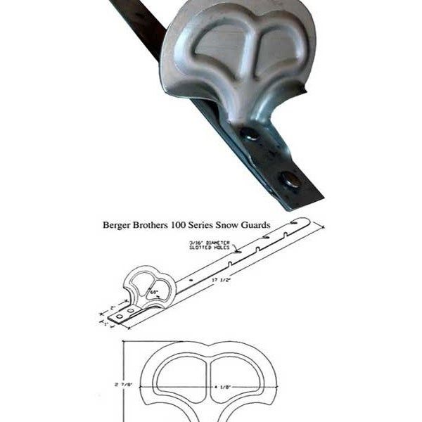 Berger #100 Snow Guard Stainless Steel #100