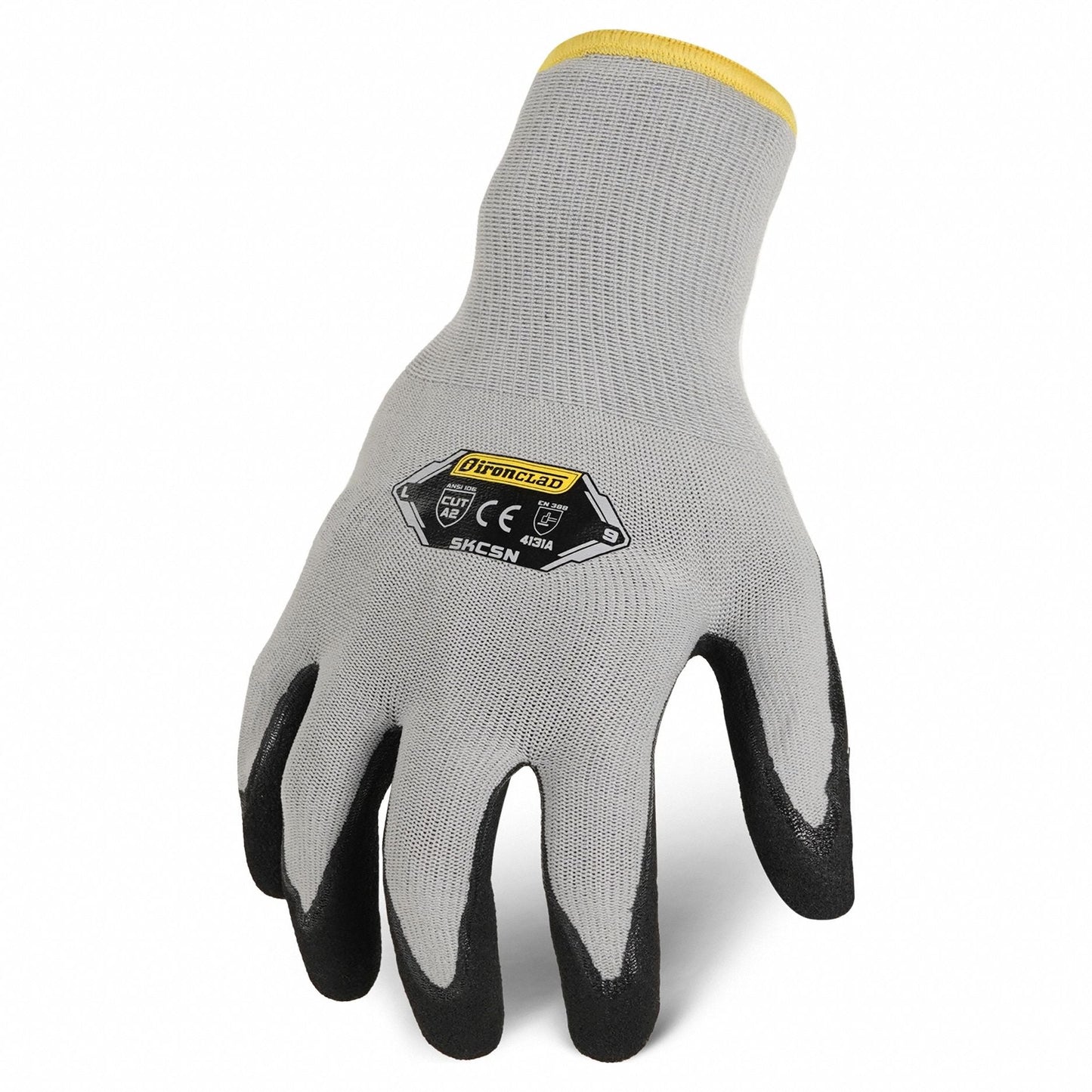 IRONCLAD COMMAND™ Knit Work Glove - Medium, Gray with Nitrile Coating