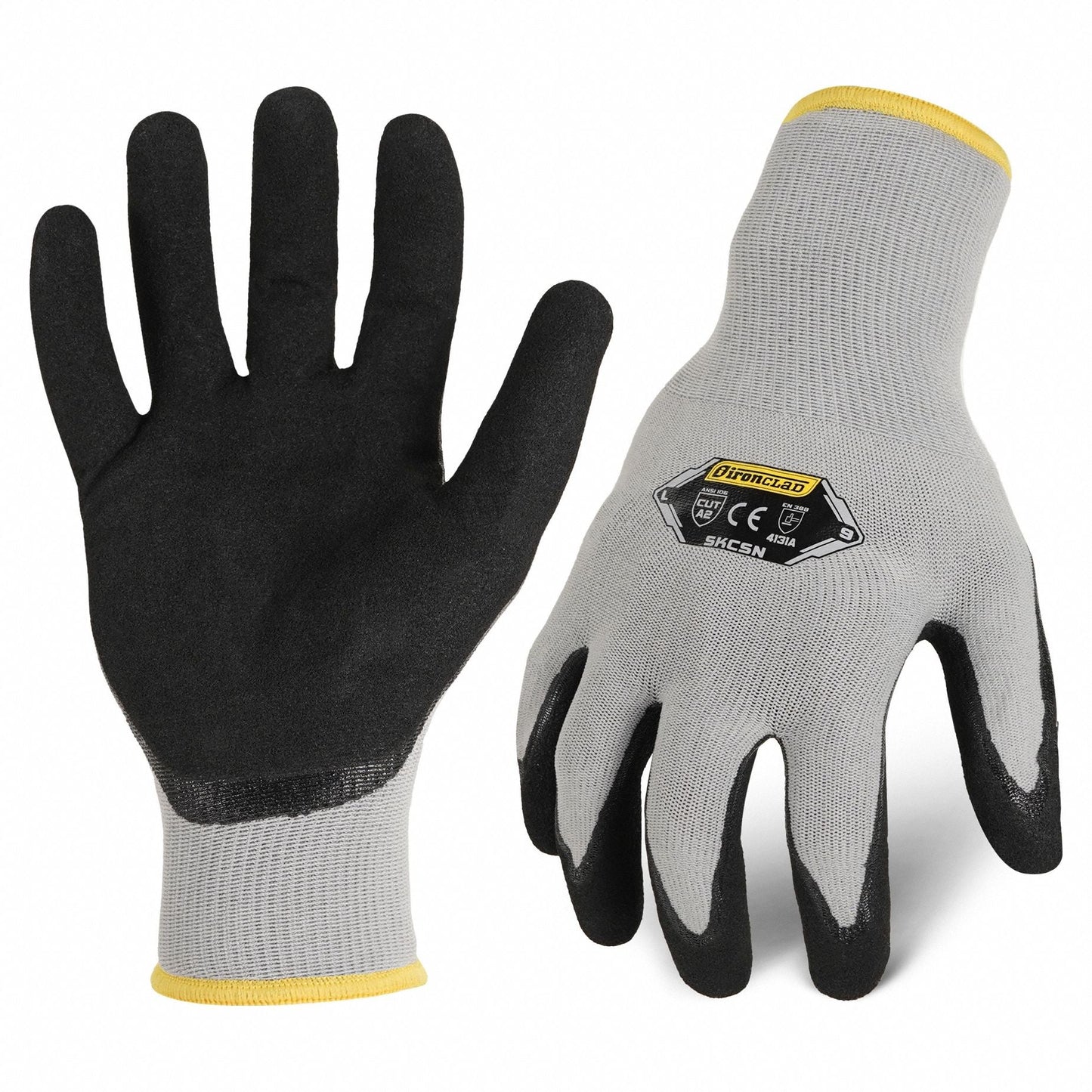 IRONCLAD XL Knit Work Glove with Nitrile Palm Coating