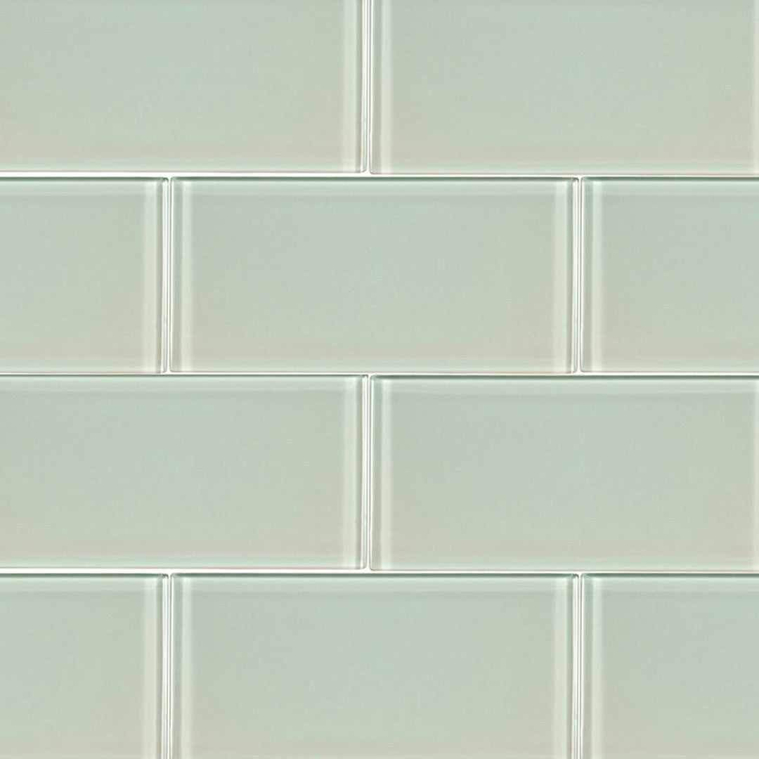 MSI Arctic Ice 3 in. x 6 in. Glossy Glass White Subway Tile (1 sq. ft. / case)