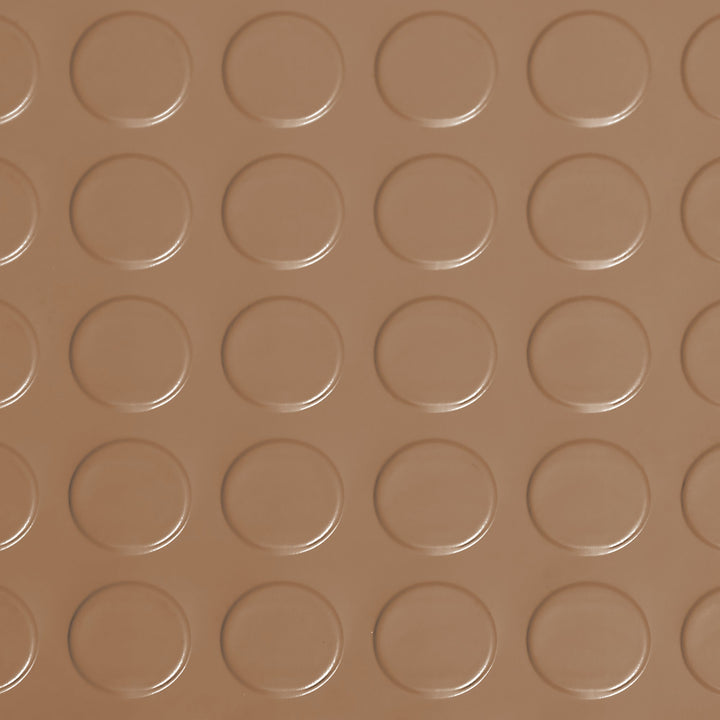 G-Floor Coin 5-ft x 10-ft Sandstone Raised Coin Garage Floor Roll