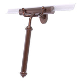 Allied Brass Shower Squeegee with Smooth Handle – Polished Brass Finish, Solid Brass, 10 x 15 x 10 in