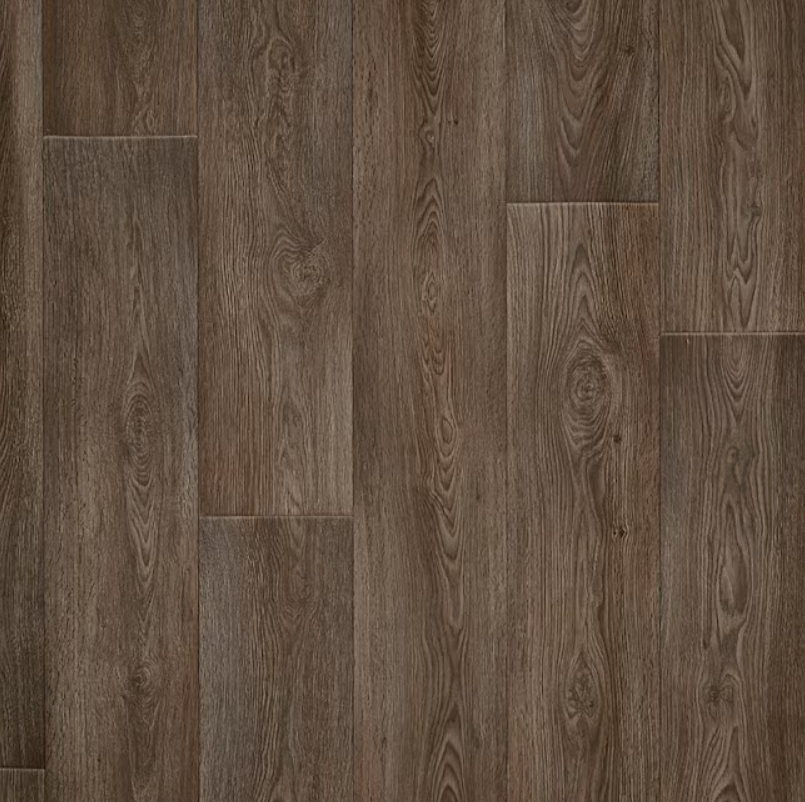 STAINMASTER PetProtect (Sample) Thornhill Oak Waterproof Wood Look Glue-Down Sheet Vinyl, 6 in x 9 in