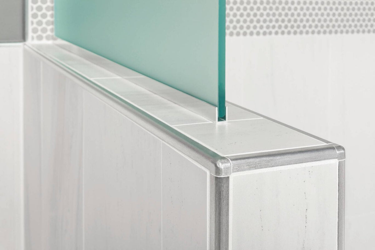 Schluter Systems RONDEC 0.313-in W x 98.5-in L Sand Pebble PVC Bullnose Tile Edge Trim