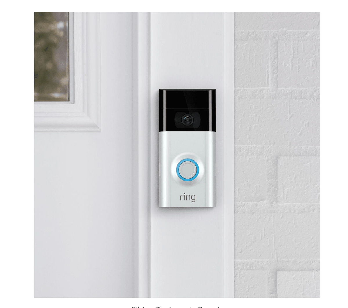 Ring 1080P HD Wi-Fi Wired and Wireless Video Door Bell 2, Smart Home Camera, Removable Battery, Works with Alexa - Hardwarestore Delivery
