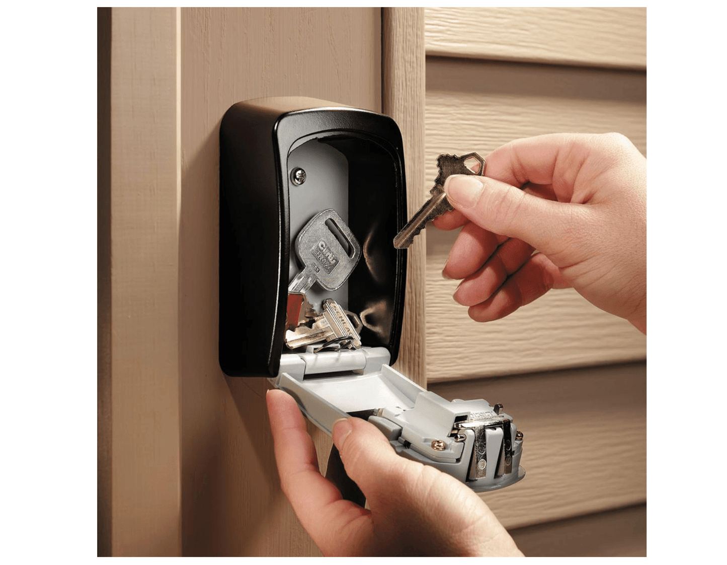 Master Lock 5401D 7.3 cu in. Set Your Own Combination Wall Mount Lock Box - Hardwarestore Delivery