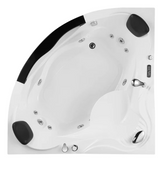 59 in. Whirlpool Corner Bathtub With Thermostat - Super Arbor