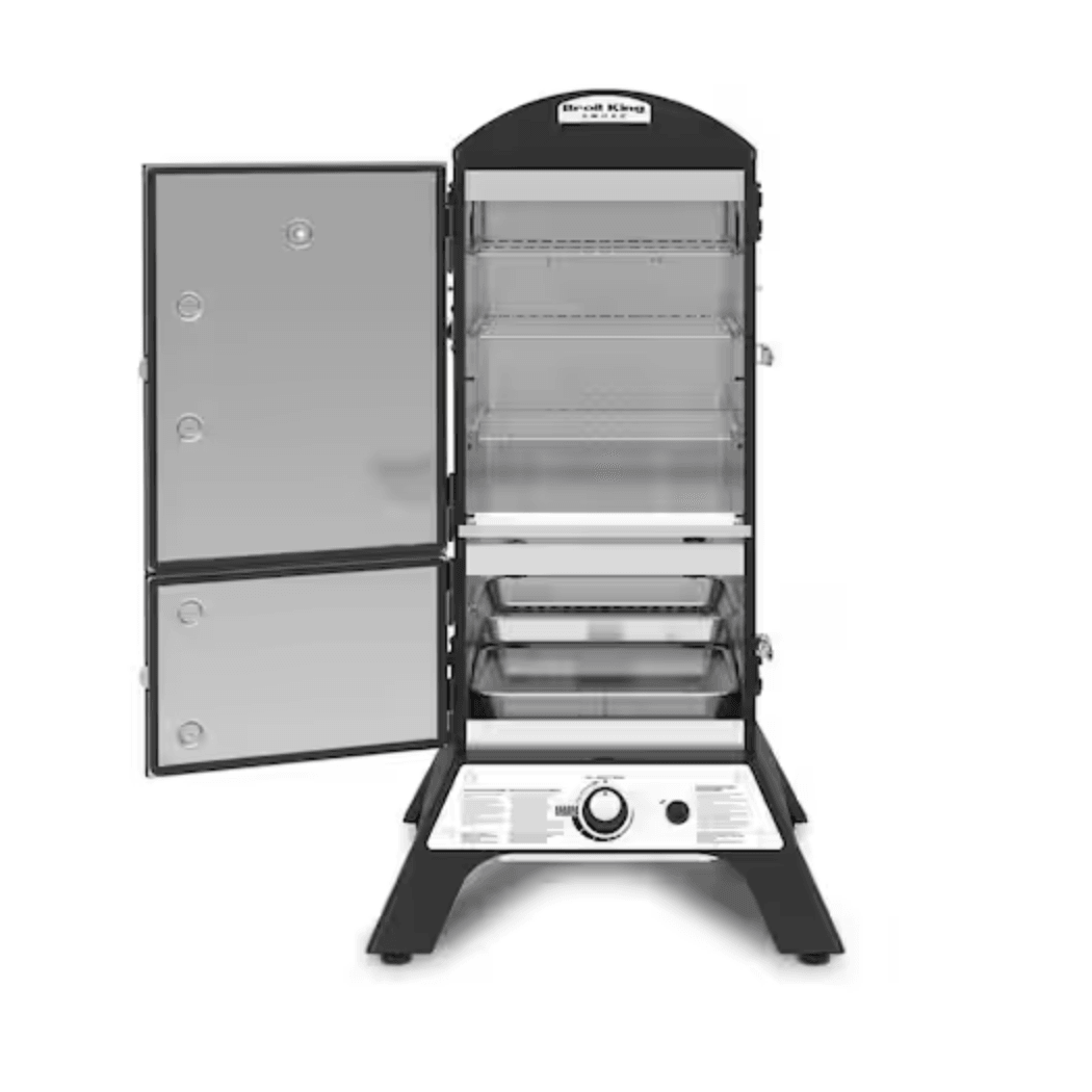 Smoke Vertical Propane Gas Smoker in Black - Super Arbor