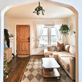 Krosswood Doors 32 in. x 80 in. Knotty Alder 2-Panel Left-Hand Inswing Grey Stain Wood Prehung Front Door