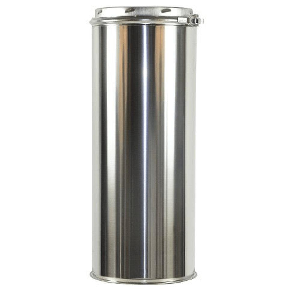 8-Inch Chimney Pipe x 19-Inch Length (Class A Stainless Steel)