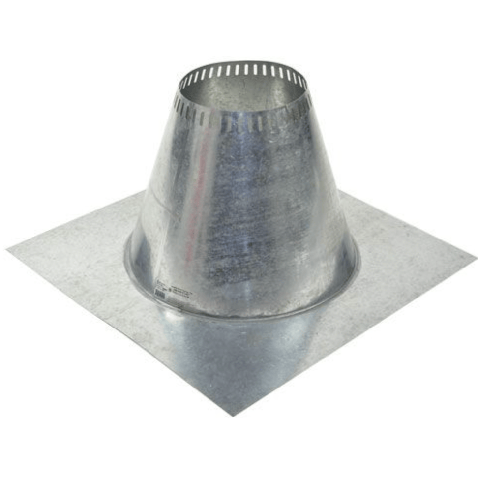 8-Inch Ventilated Roof Flashing - Flat Roof