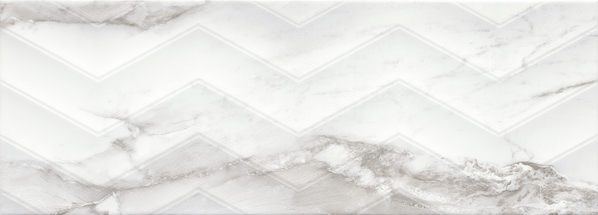 Emser Sculpture White 12 in. x 24 in. Glazed Porcelain Stone-Look Wall Tile, 5-Pack