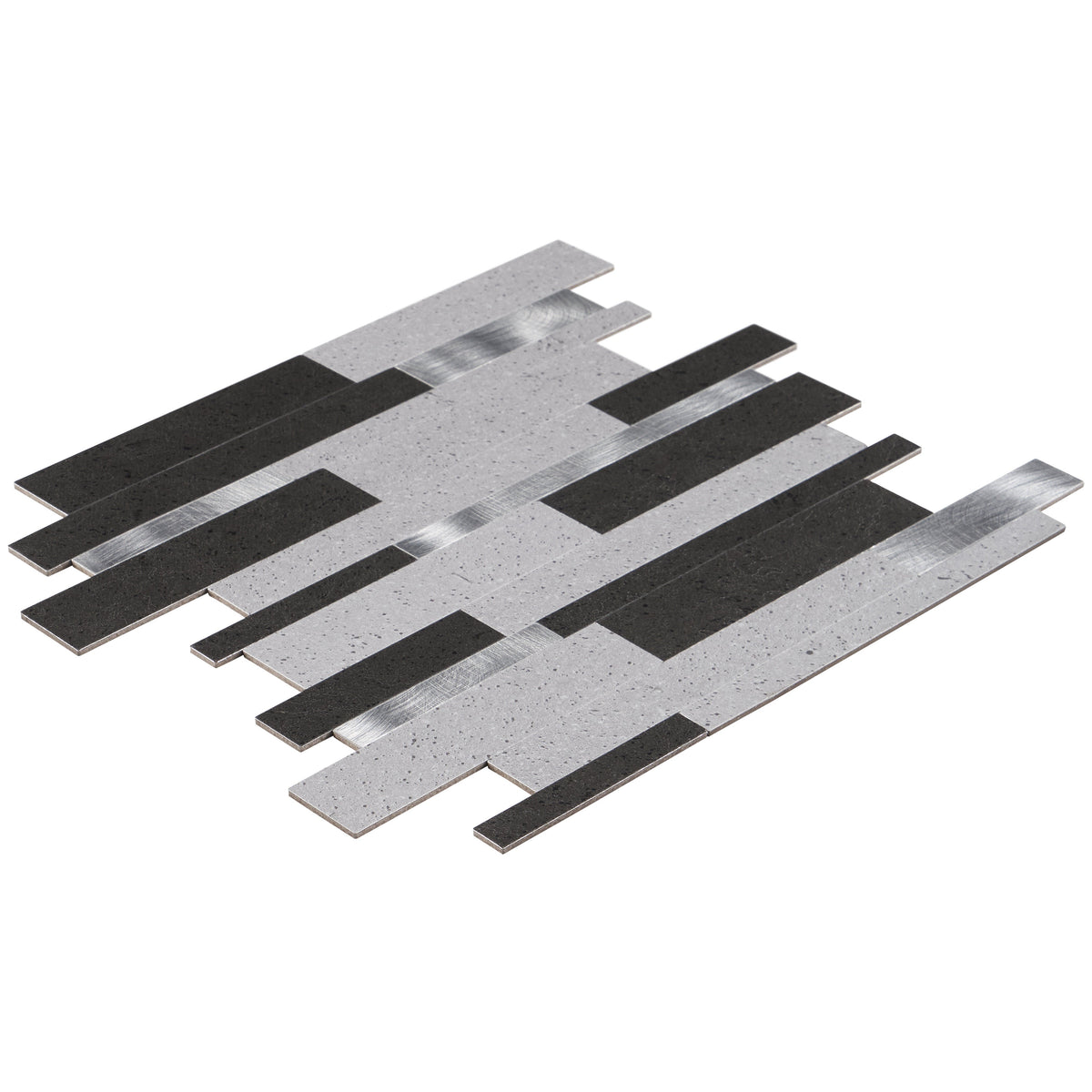 Bond Tile Easy Luxe Tether Slate 11.02 in. x 11.41 in. SPC Peel and Stick Tile (0.87 Sq. Ft. / Sheet)