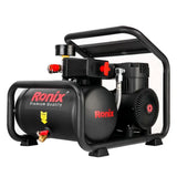 Ronix Silent Oil-Free OEM High Pressure 6L 1.1HP Mini Mobile Portable Air Compressor