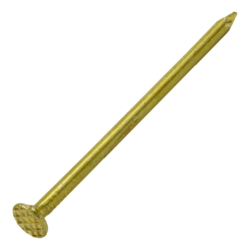 Grip-Rite 8D 2-3/8 in. Sinker Coated Steel Nails, Countersunk/Checkered Head — 50 lb