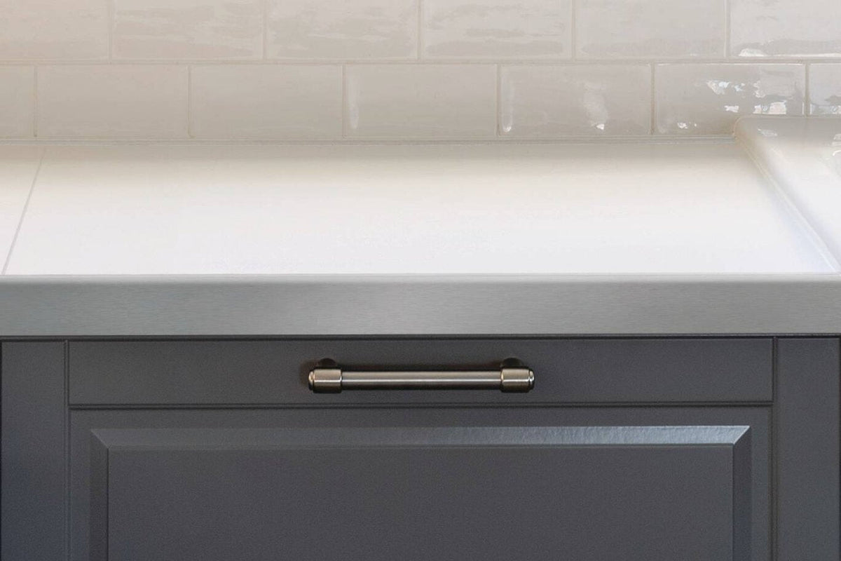 Schluter Systems RONDEC-STEP 0.375-in W x 98.5-in L Satin Nickel Aluminum Step Tile Edge Trim