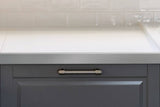 Schluter Systems RONDEC-STEP 0.375-in W x 98.5-in L Satin Nickel Aluminum Step Tile Edge Trim