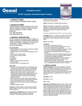 Geocel 2310 Tripolymer Brushable Repair Coating 1 quart