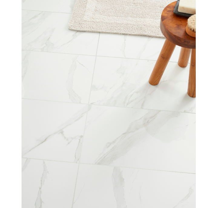 Staturio Lio Polished Porcelain Wall and Floor Tile - 12 x 24 in.