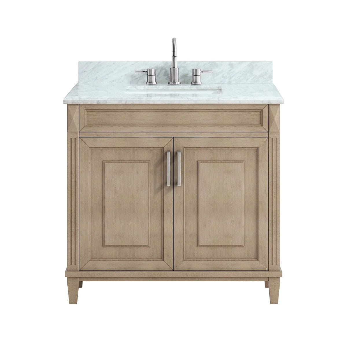 Sterling Savoie Natural 37 in. Vanity with Marble Top