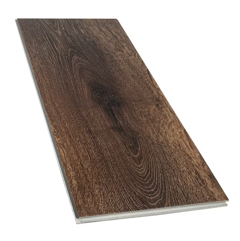 Style Selections (Sample) Tudor Oak Water Resistant Wood Look Interlocking Luxury Vinyl Plank