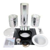VELUX 10 in. Rigid Sun Tunnel Skylight - Acrylic Dome and Low Profile Plastic and Metal Flashing image 4