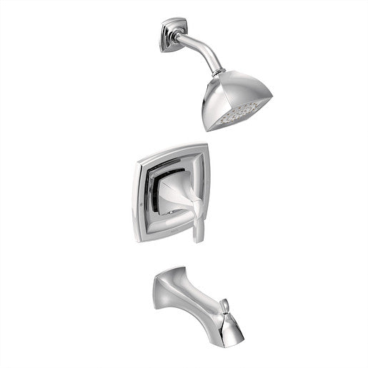 Moen Voss Single-Handle 1-Spray Posi-Temp Tub and Shower Faucet Trim Kit with Valve, Oil Rubbed Bronze
