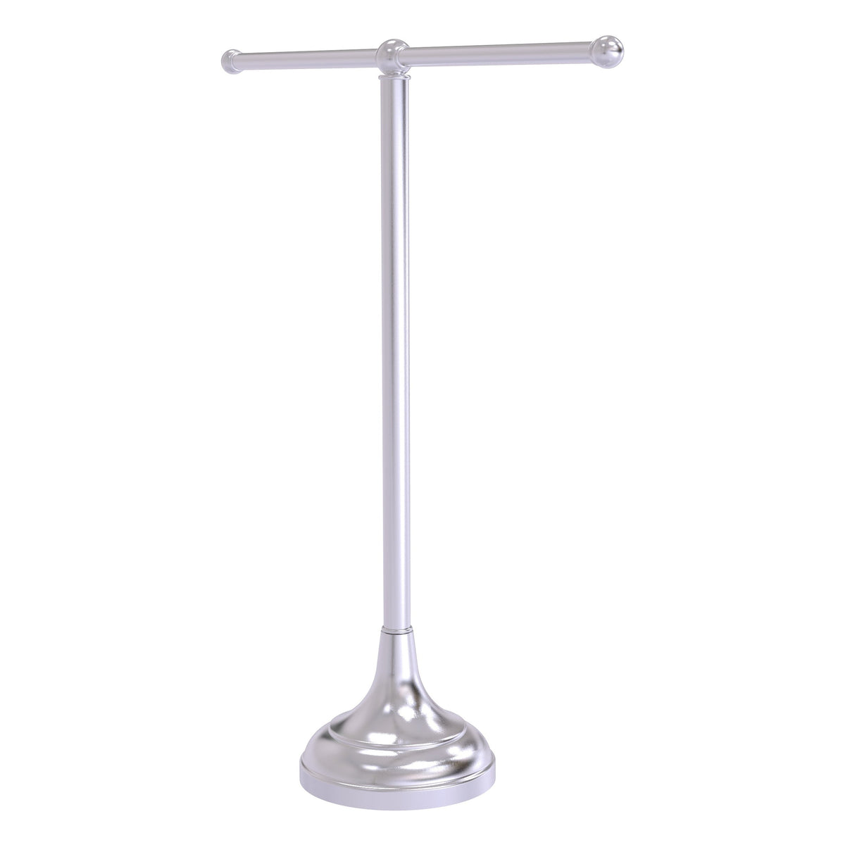 Allied Brass Vanity Top 2 Arm Guest Towel Holder in Unlacquered Brass