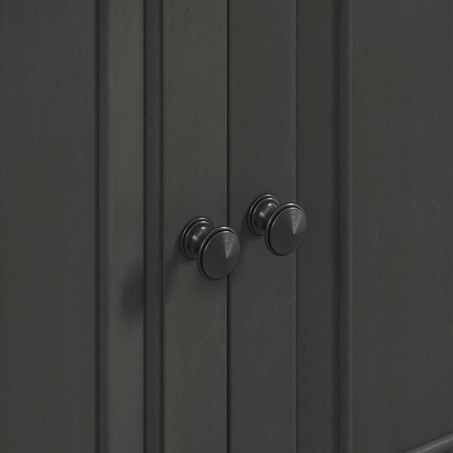 Avanity Thompson 24 in. W x 16 in. D x 68 in. H Charcoal Glaze Linen Cabinet