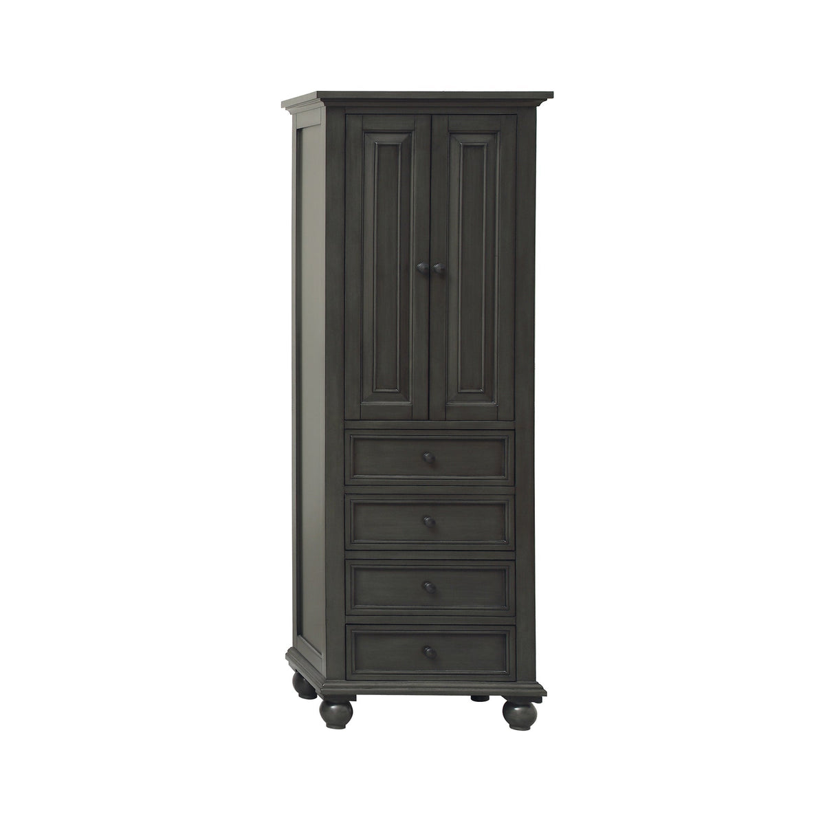 Avanity Thompson 24"W x 16"D x 68"H Charcoal Glaze Linen Cabinet