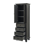 Avanity Thompson 24"W x 16"D x 68"H Charcoal Glaze Linen Cabinet
