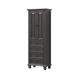 Avanity Thompson 24"W x 16"D x 68"H Charcoal Glaze Linen Cabinet