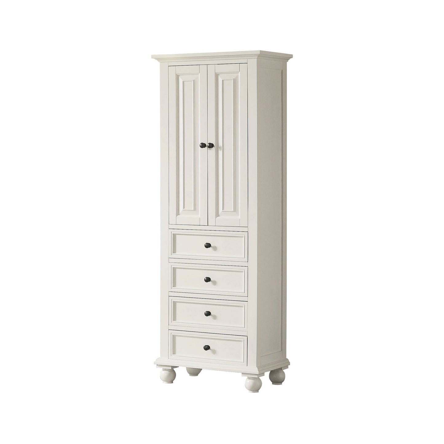 Avanity Thompson 24 in. W x 16 in. D x 68 in. H Charcoal Glaze Linen Cabinet