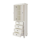 Avanity Thompson 24"W x 16"D x 68"H French White Linen Cabinet