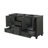 Avanity Thompson 60-in Charcoal Glaze Bathroom Vanity Cabinet