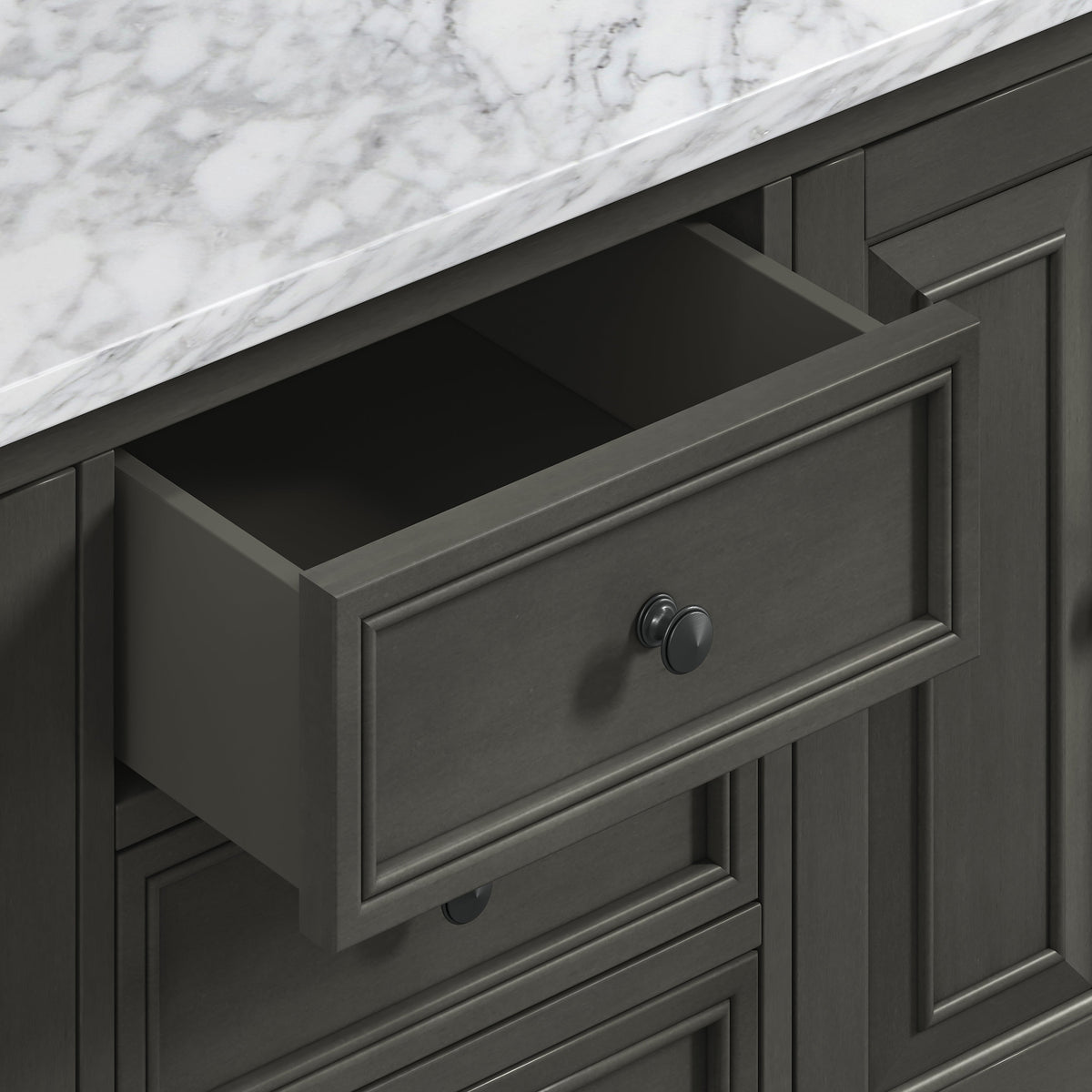 Avanity Thompson 60-in Charcoal Glaze Bathroom Vanity Cabinet