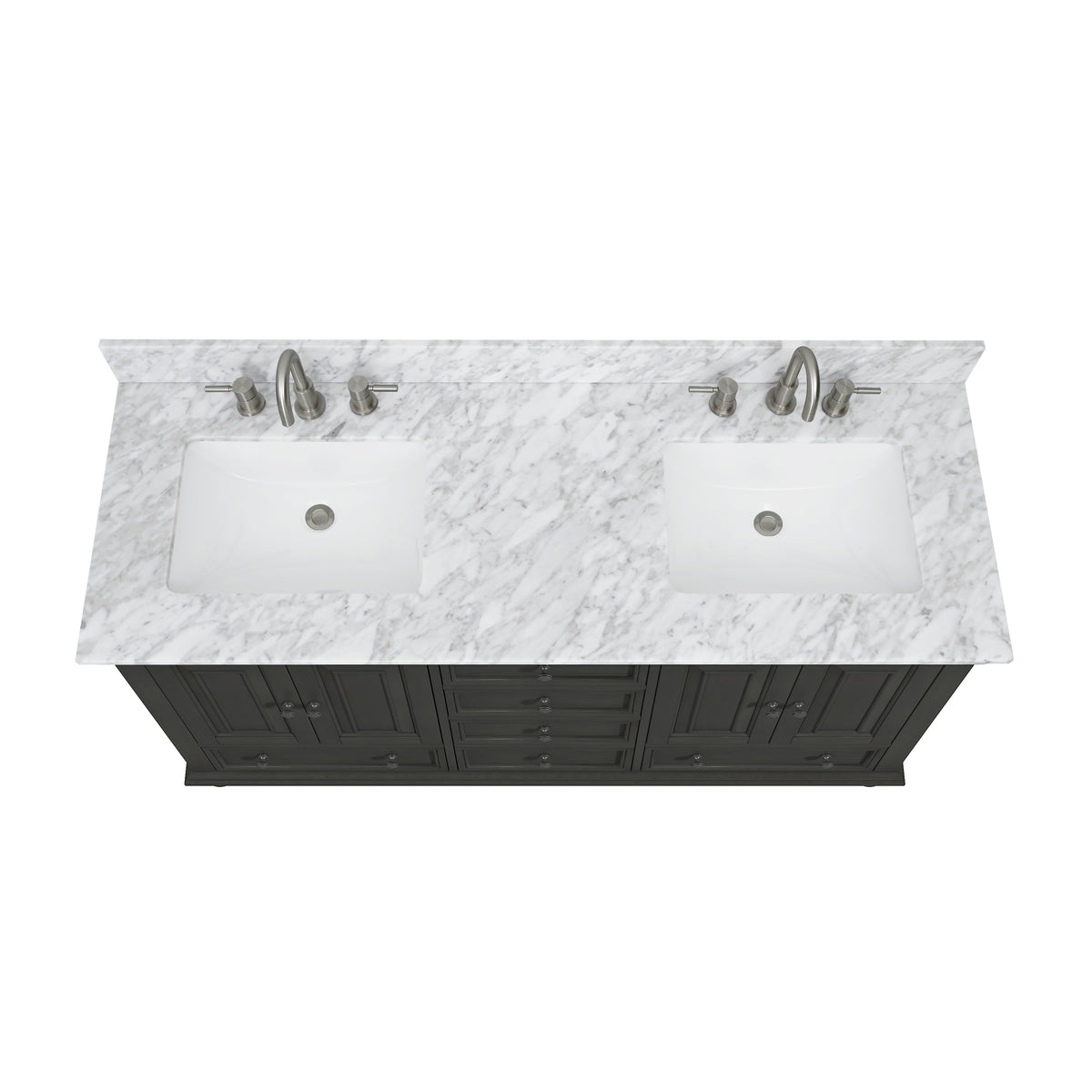 Avanity Thompson 60-in Charcoal Glaze Bathroom Vanity Cabinet