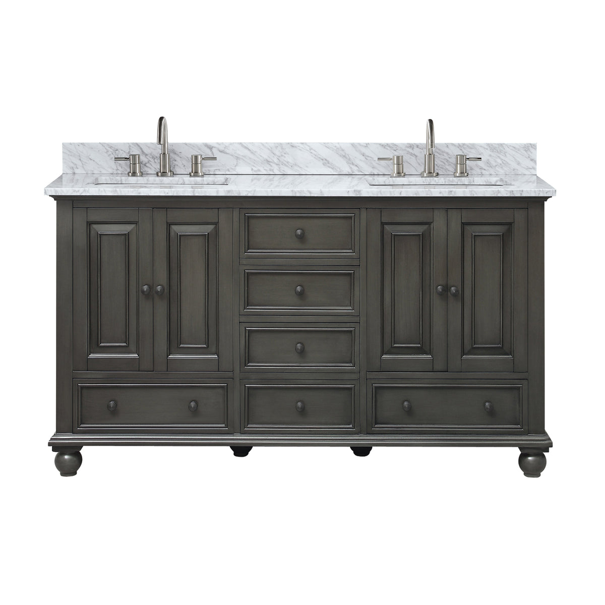 Avanity Thompson 60-in Charcoal Glaze Bathroom Vanity Cabinet