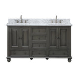Avanity Thompson 60-in Charcoal Glaze Bathroom Vanity Cabinet
