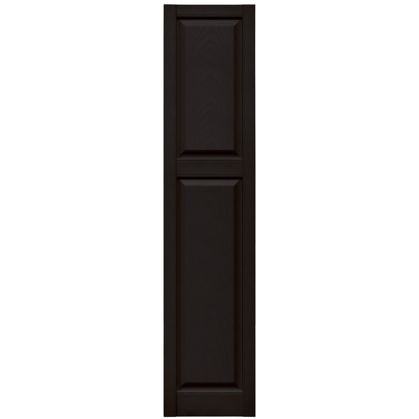 TopShield Cottage Panel Shutters 002 Black 14-3/4" x 67"