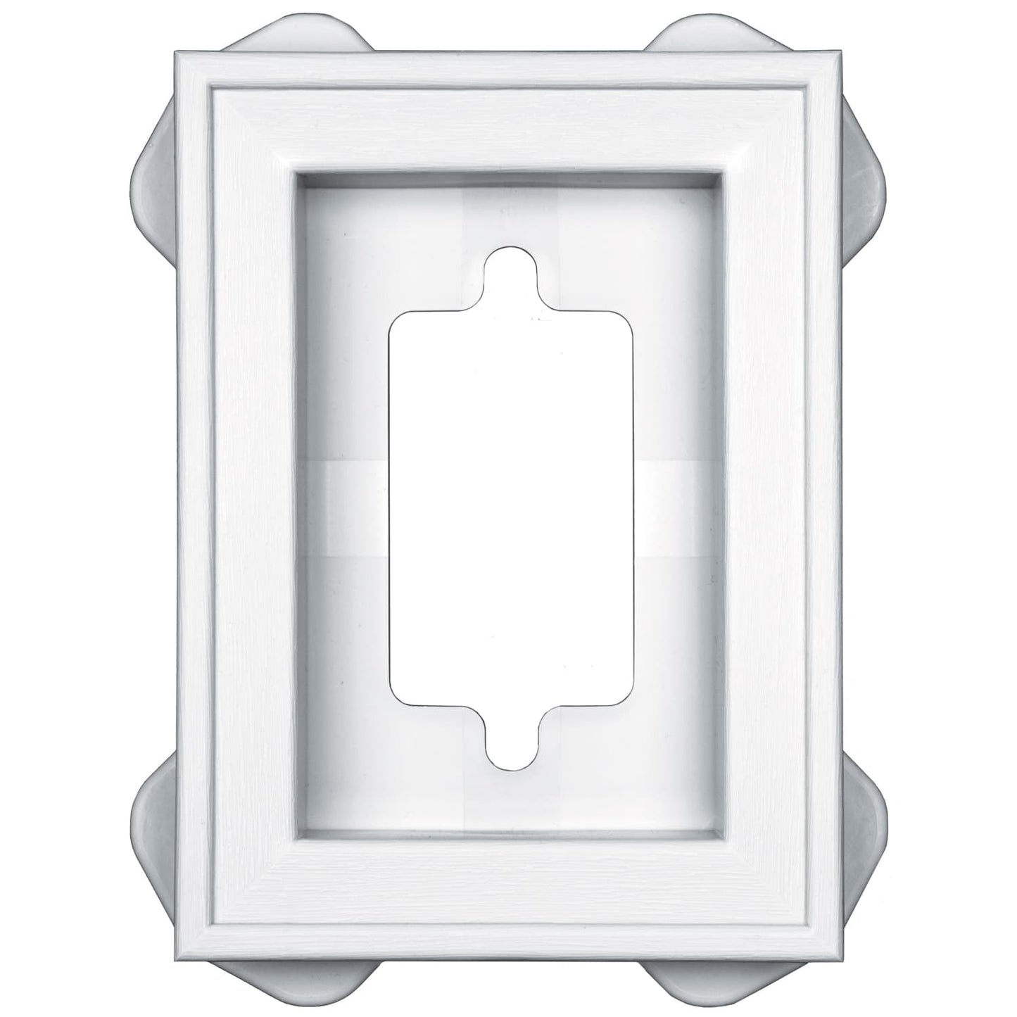 TopShield Recessed Mini Mounting Block 001 White