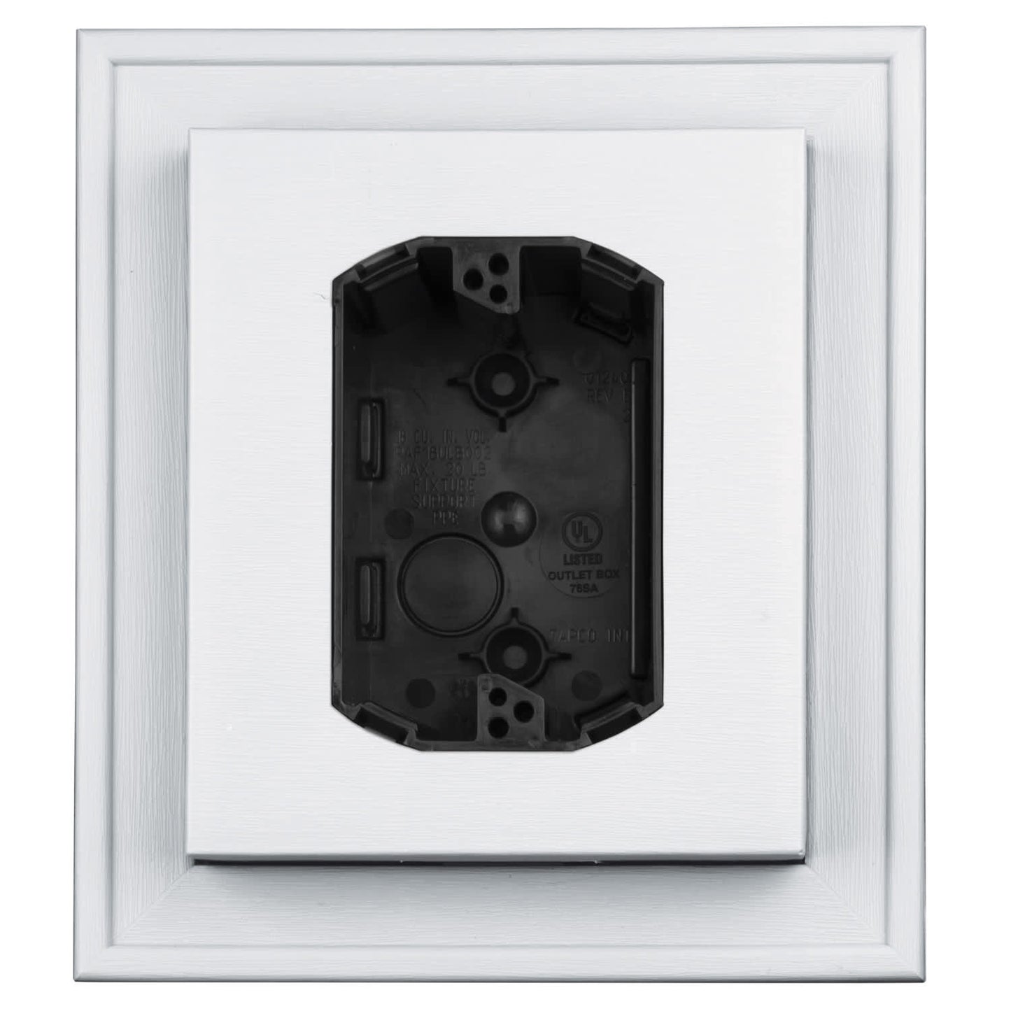 TopShield Vinyl UL Electrical Block 001 White 7" x 8"