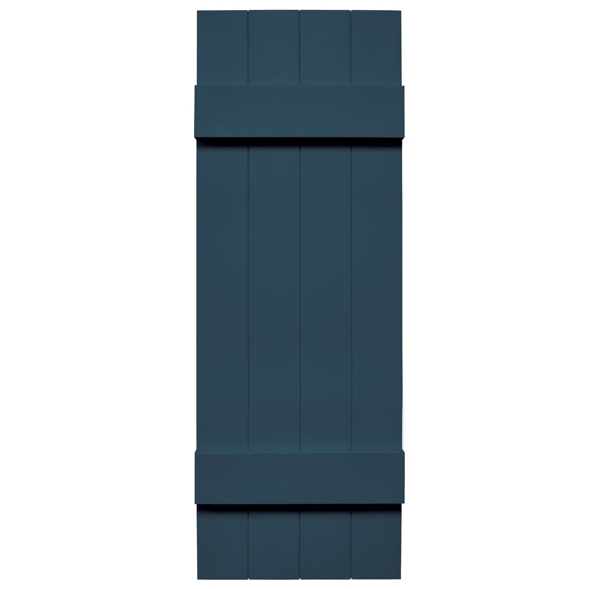 TopShield Joined Board & Batten Shutters 036 Classic Blue 14" x 39", 4 Board